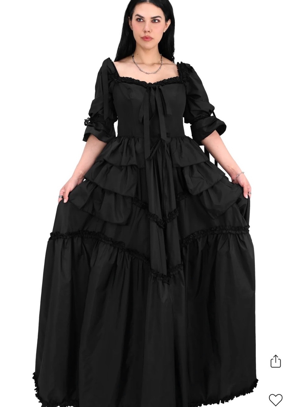 Foxblood Pearl Dress Gown Size M
